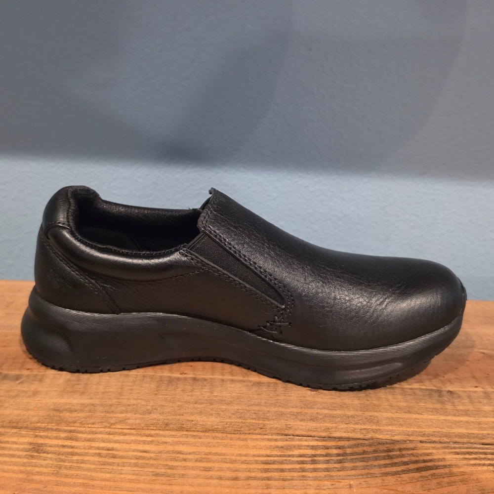 Kuru Womens Kivi 2 Slip On Work‎ Shoes Black Leather Anti Slip 8 Wide - Picture 7 of 11